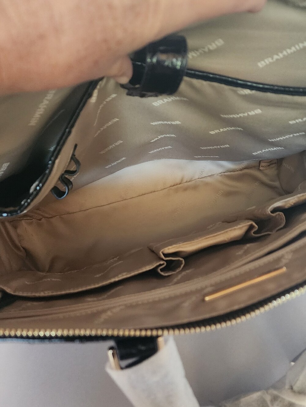 BRAHMIN Business Tote (NWT) NO Shoulder Strap - Picture 8 of 11